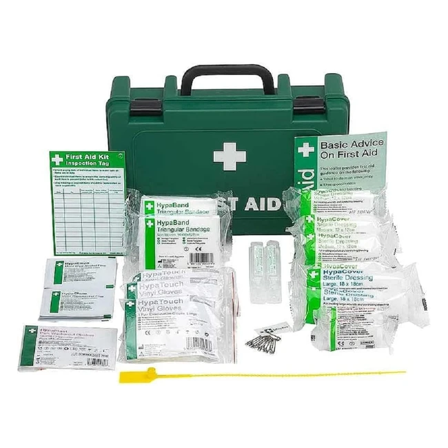 Safety First Aid Group Workplace First Aid Kit Small 110 Persons Economy HSE Compliant with Inspection Tags