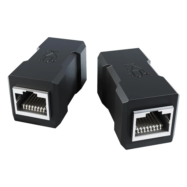 Accoppiatori LAN KabelDirekt Cat 6a - Connettori Ethernet RJ45 - Estende Cavi Patch - 10 Gbit/s