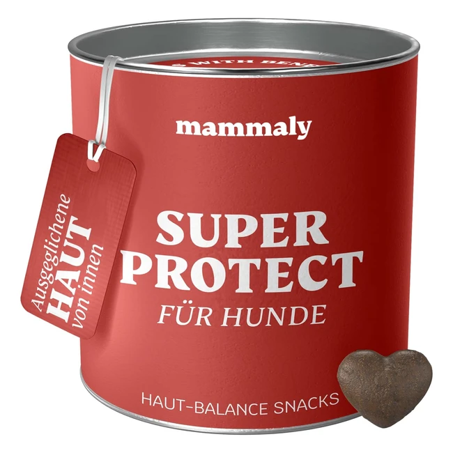 Mammaly Super Protect Hund Haut und Fell Snack 325g - Untersttzt die krperei