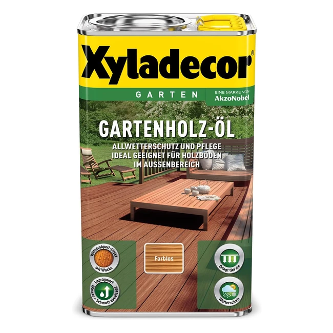 Xyladecor Gartenholzl 25 Liter Natur Farblos - Imprgniert wetterfest pflegen