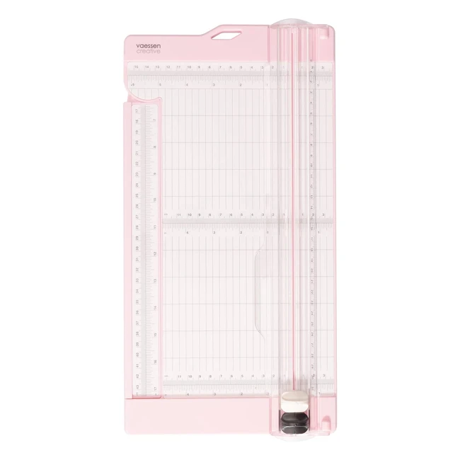 Vaessen Creative Trimmer  Scoring Board 6 Pink - Craft Must-Have for Scrapbooki