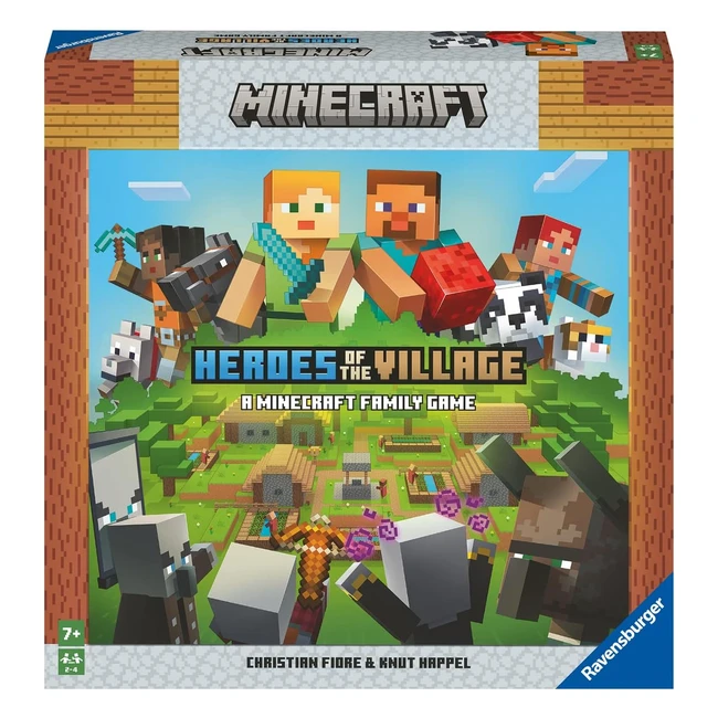 Juego de Mesa Ravensburger Minecraft Heroes of the Village - Estrategia - 14 Jugadores - 7 Años