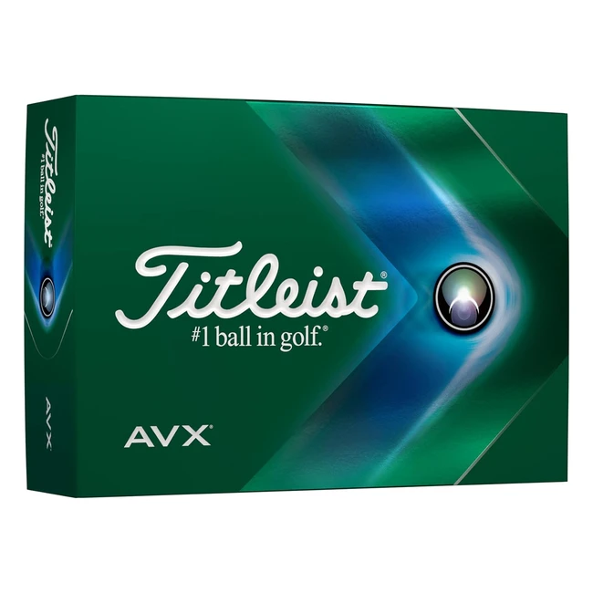 Titleist AVX Golf Ball - Longer Distance  Soft Feel - Ref 12345