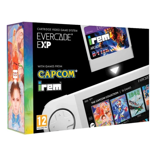 Consola Blaze Evercade EXP con 18 juegos Capcom y modo Tate