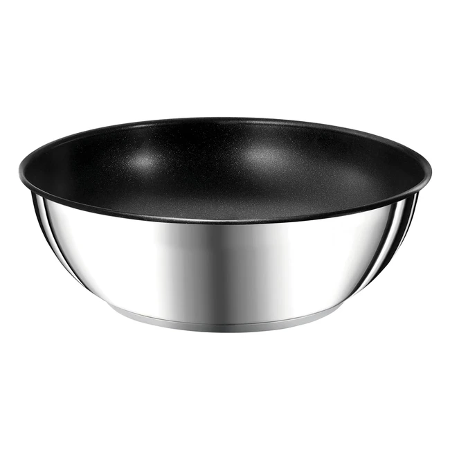 Wok Tefal Ingenio Preference 26 cm Induction L9737702 - Antiadhsif Empilable