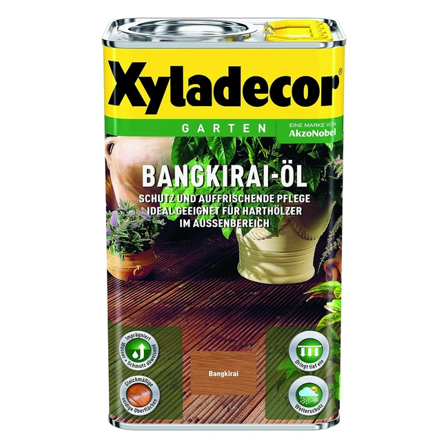 Xyladecor 5088740 Bangkirai 25 L - Holzschutz für Gartenmöbel und Terrassen