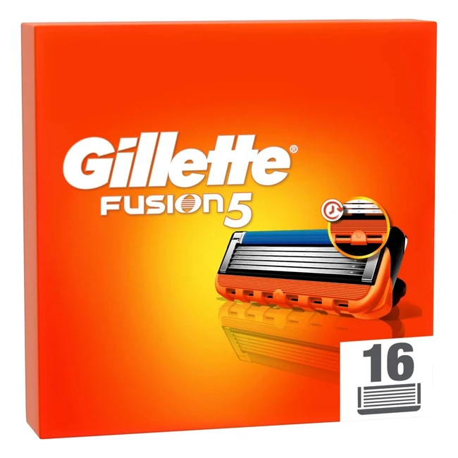 Gillette Fusion5 Manual 16 Recambios - Afeitado Apurado y Duradero