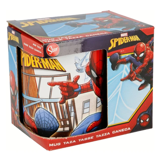 Taza de cermica Spiderman 325ml en caja regalo - Licencia oficial