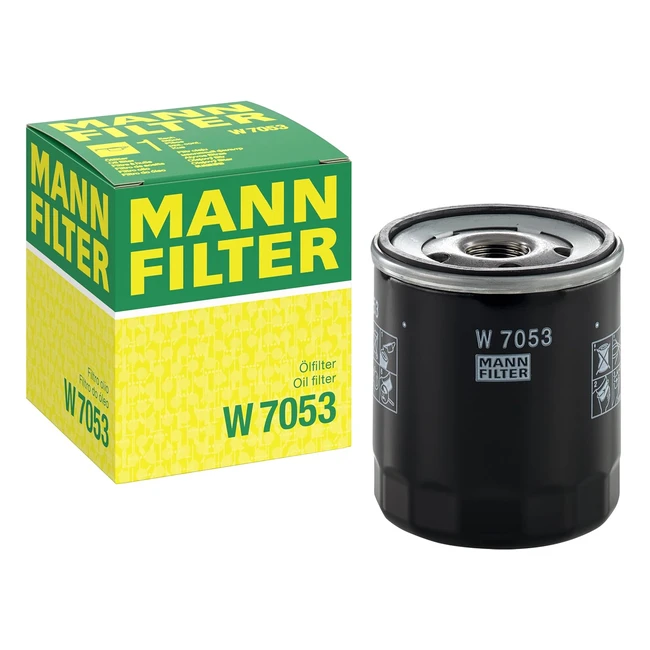 Filtro de Aceite Mannfilter W 7053 - Mximo Desempeo y Proteccin