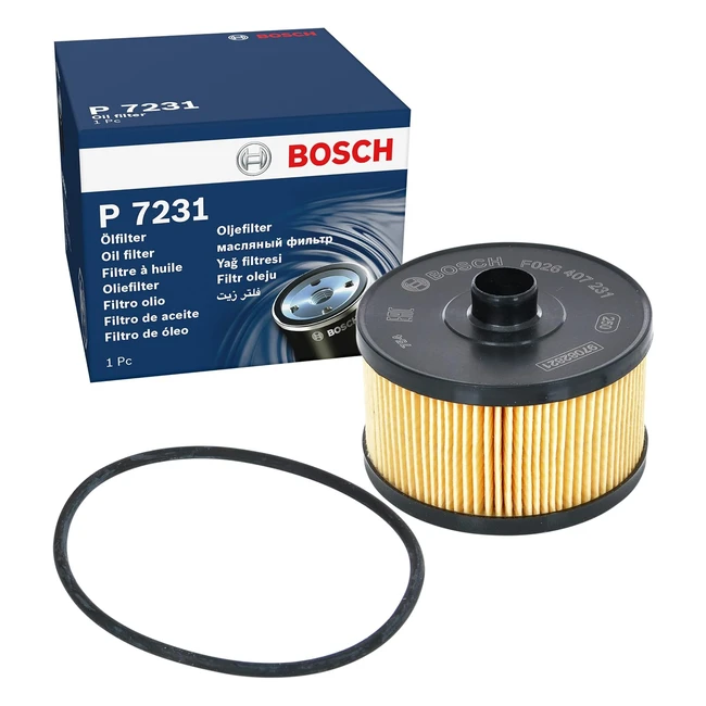 Bosch P7231 Ölfilter Auto - Hitzebeständig & Präzise Passform