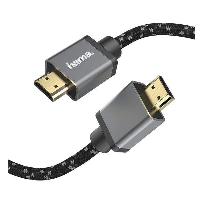 Cable HDMI Ultra High Speed 8K Hama 3m Negro - Conexin Macho Macho