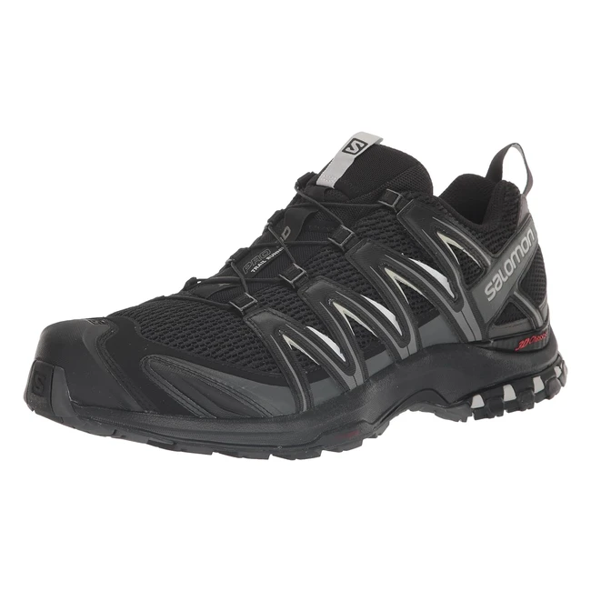 Salomon XA Pro 3D - Chaussures de trail running pour homme - Stabilité, accroche, protection longue durée - Black 45 13
