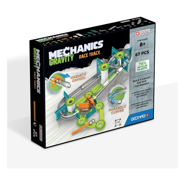 Geomag Mechanics Gravity Race Track - Juego educativo y creativo para nios - B