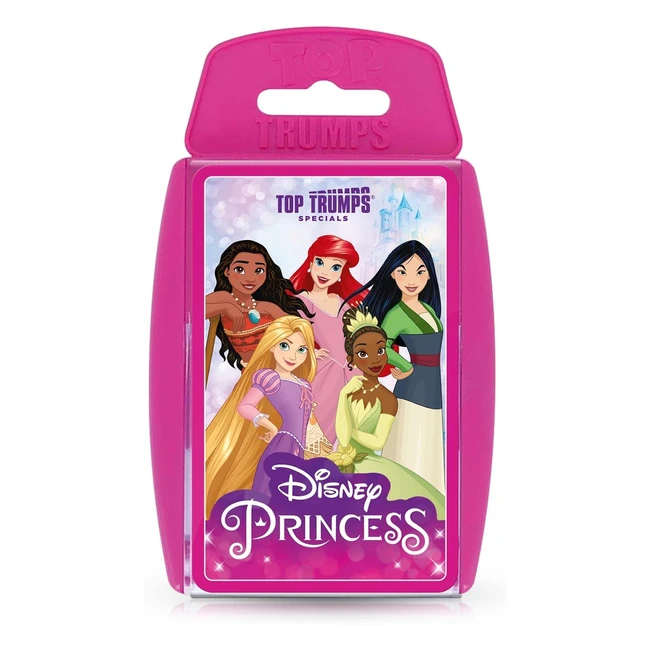 Top Trumps Disney Princess Specials Card English Edition - Play with Cinderella, Jasmine, Belle and Snow White - Educational Game for Ages 6+