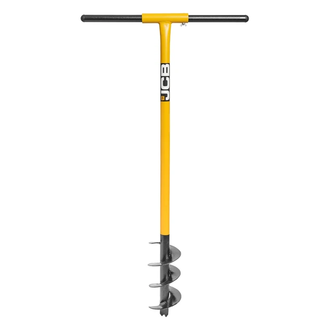 JCB Professional 4 100mm Fence Post Auger Heavy Duty Tubular Steel - Top Level Performance