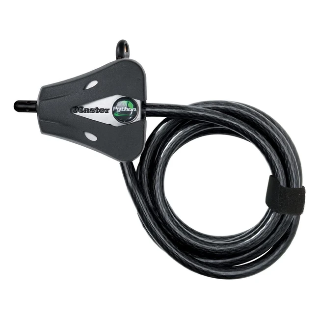 Candado de Cable Ajustable Master Lock 8418EURD - Python - Ideal para Deportes y Jardín