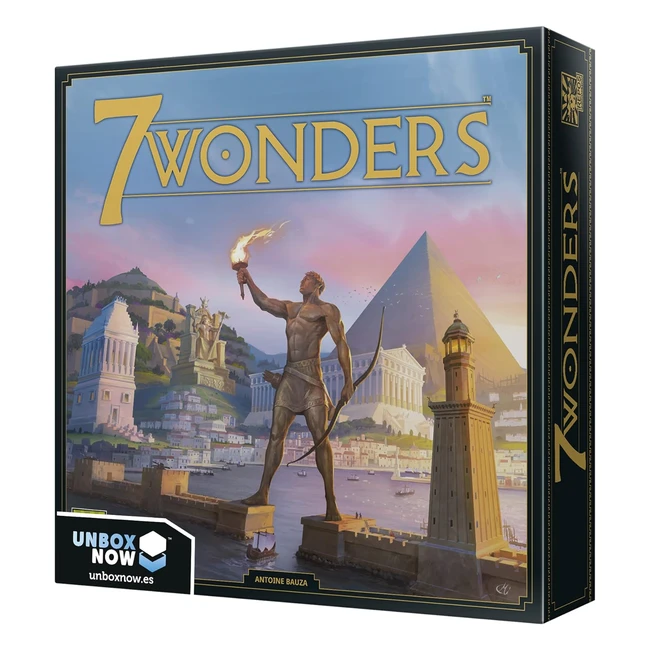 Juego de Mesa 7 Wonders Nueva Edicin - Recomendado 10 - 3-7 Jugadores - 30 Mi