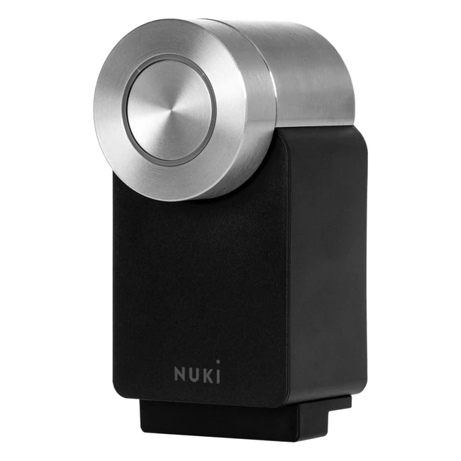 Nuki Smart Lock Pro 4G Serrure Smart WiFi Matter - Transforme Smartphone en Clé - Power Pack Noir