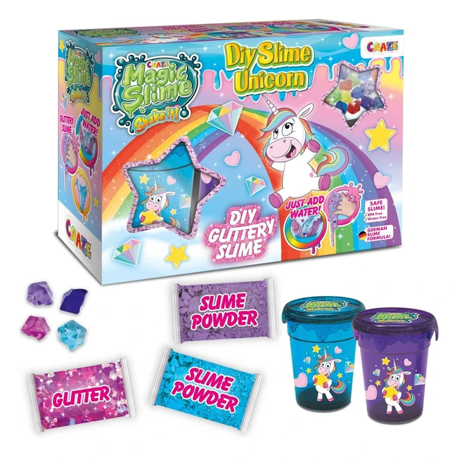 Kit Slime Fai da Te Unicorn Craze Magic - 23174 - Ideale per Bambini