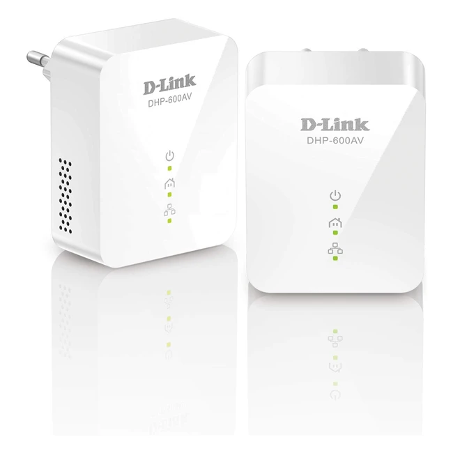 Kit PLC D-Link DHP601AV 2x DHP600AV AV2 1000 Mbps Gigabit Ethernet para Vdeo S