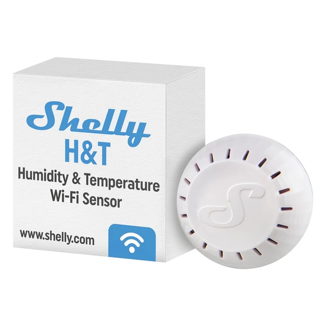 Sensor de Humedad y Temperatura Shelly HT - WiFi - Blanco
