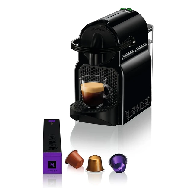 Nespresso Delonghi EN 80B Inissia - Hochdruckpumpe, Energiesparfunktion, kompaktes Design