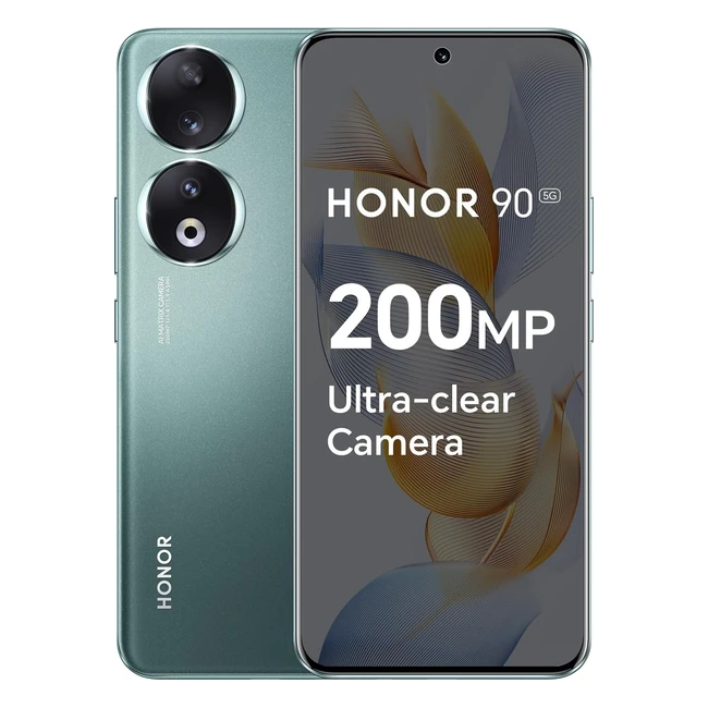 Honor 90 5G Smartphone 200MP Triple Camera 67 Curved AMOLED 120Hz Display 8GB256