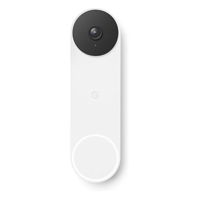 Sonnette vido sans fil Google Nest Doorbell HD 960 x 1 280 pixels
