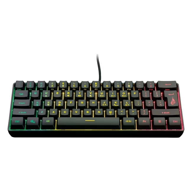 Surefire Kingpin X1 60 Gaming Tastatur US English RGBTastatur mit Beleuchtung #Gaming #Multimedia #Keyboard