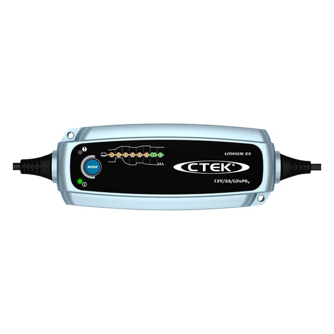 Ctek Lithium XS Cargador Batera 12V 5A - Lifepo4 - Litio - Inteligente - Mante