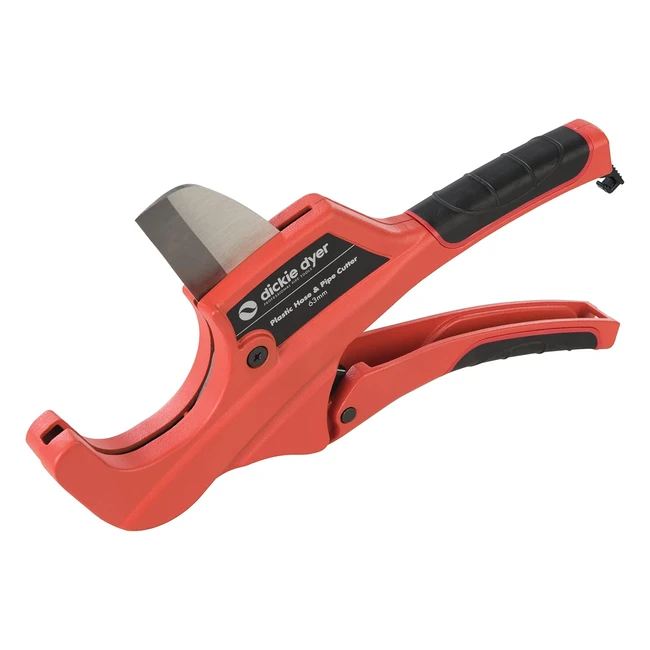 Dickie Dyer 681701 Plastic Hose & Pipe Cutter 63mm - Stainless Steel Blade, Softgrip Handles