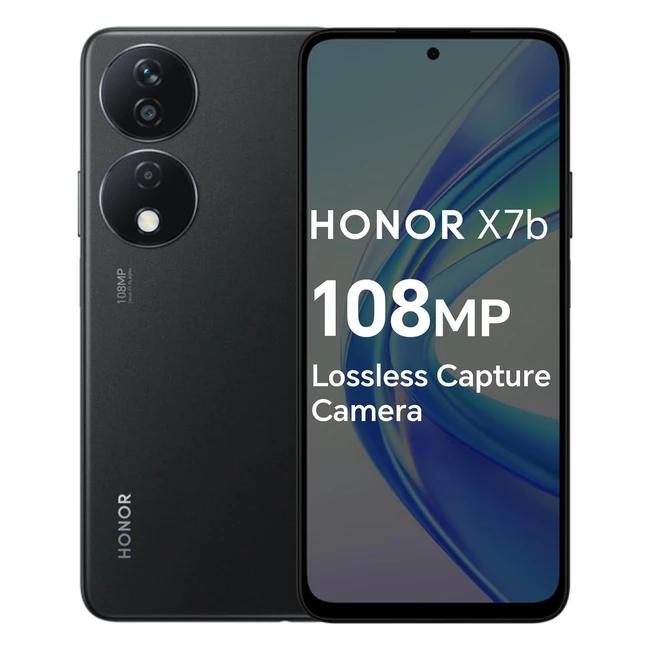 Honor X7B Unlocked Mobile Phone - 108MP Triple Camera - 90Hz Display - 6GB128GB