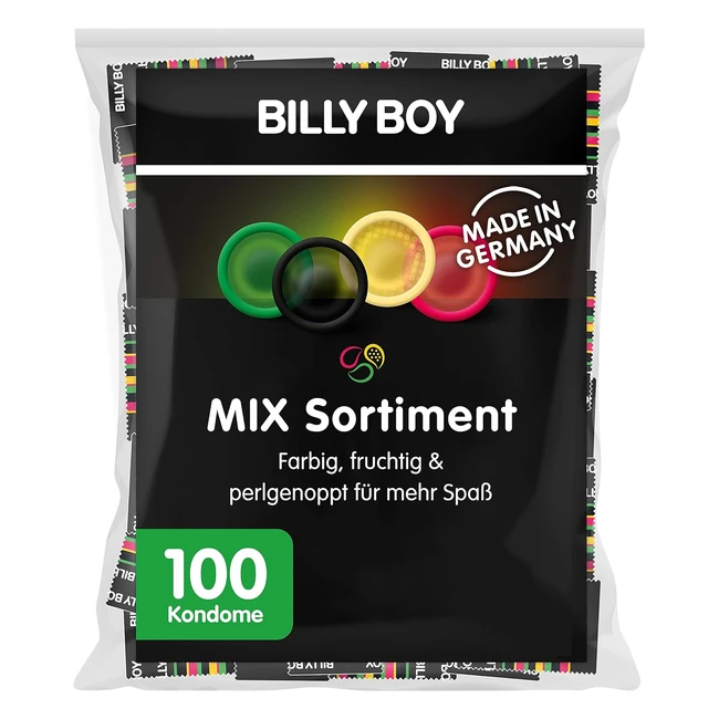Billy Boy Kondome Mix Sortiment Packung mit 100 Stck - Spa Vielfalt Sicher