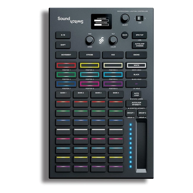 Controller luci DMX Soundswitch Control One per DJ - 3 mesi accesso gratuito software Soundswitch