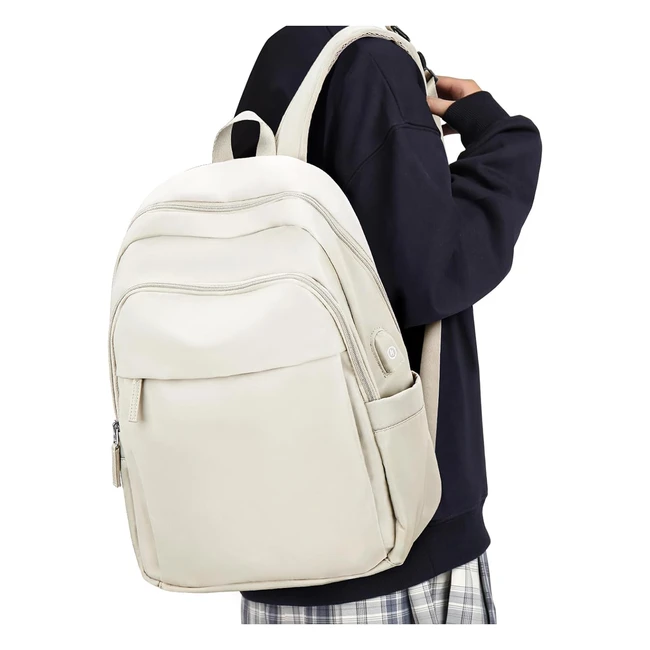 Boxsam Lightweight School Travel Water Resistant Rucksack Backpack Laptop Casual Daypack College Secondary School Bags Bookbag #1234 Girls Boys Women Men
