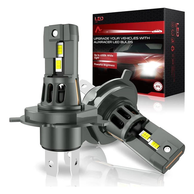 Ampoule LED H4 25000lmHB2 9003 Voiture - Kit Conversion Halogène 12V 6500K Blanche