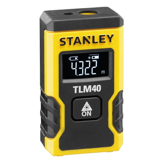 Misuratore laser STANLEY STHT776660 TLM40 - Portata 12m - Precisione 6mm - Facil