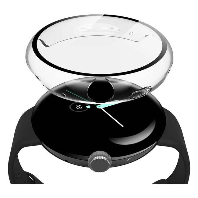 Misxi Coque Google Pixel Watch 2 41mm Transparente - Antichute Haute Sensibilit