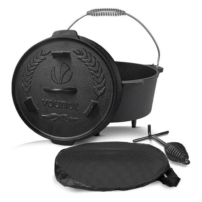Forno Olandese 425L Pentola in Ghisa Vounot BBQ Dutch Oven