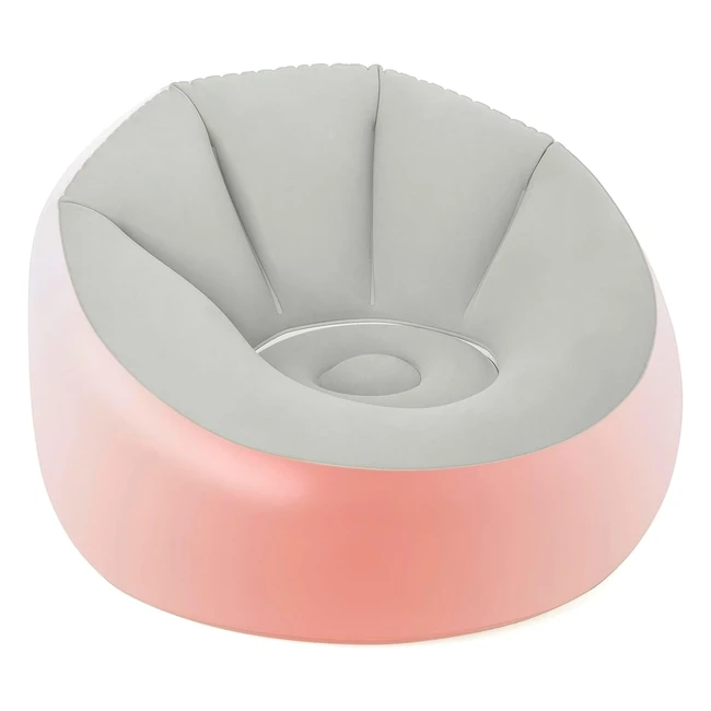 Fauteuil gonflable Bestway avec lumière LED 102 x 97 x 71 cm - Confortable et résistant
