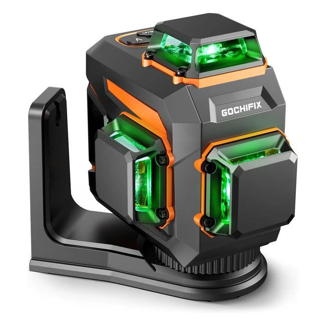 Niveau Laser Vert 3D Gochifix 12 Lignes Auto-nivellement 3x360