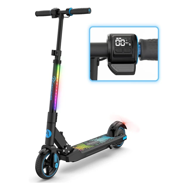 Evercross EV06C Foldable Electric Scooter for Kids Ages 6-12 | LED Display | Lightweight E-Scooter