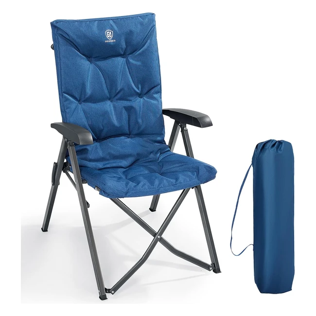 Ever Advanced Luxury Camping Chairs for Adults - Heavy Duty Aluminum - Comfy Pad