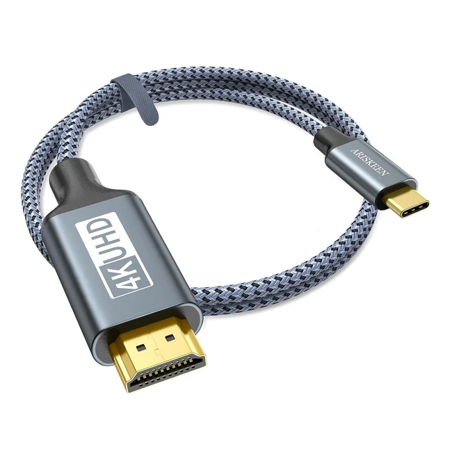 Cable USB C a HDMI 4K60Hz Thunderbolt 34 MacBook Galaxy iPhone iPad Surface