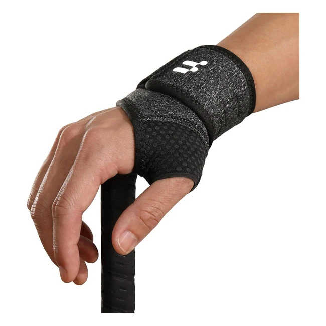 Fitomo Wrist Support Strap with Soft Thumb Opening - Carpal Tunnel Tendonitis Arthritis Sprains Compression Hand Support