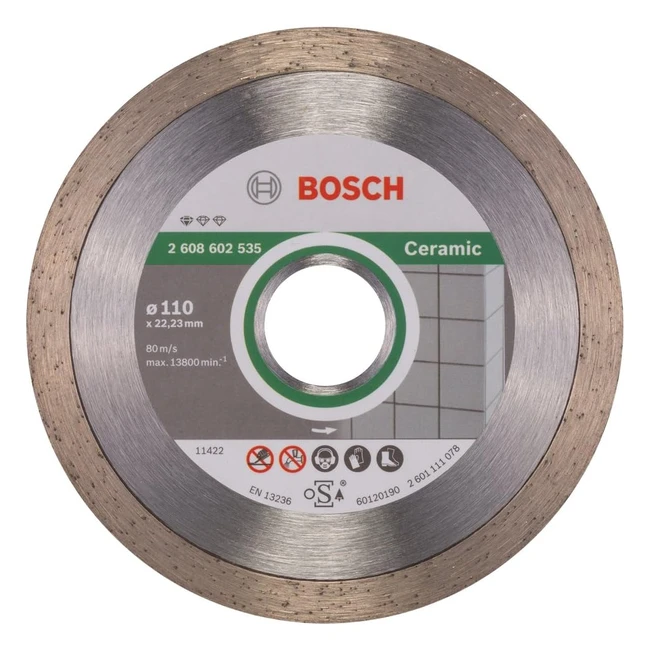Disco Tronzador Diamante Bosch Profesional 110 2223 16 75mm Cermica