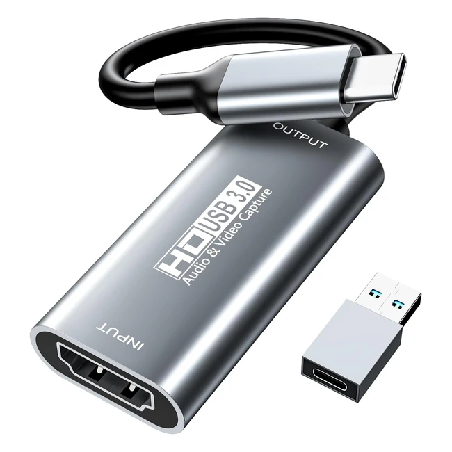 Tarjeta Captura Vdeo USB C 30 HDMI 1080p60hz 2k30hz Xiixmask
