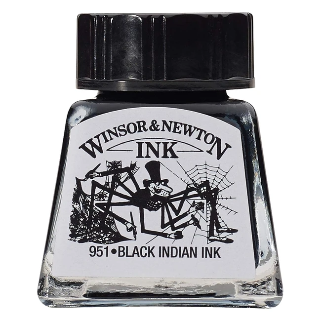 Winsor & Newton 1110030 30 ml Tinte für Kalligraphie-Füllfederhalter oder Federn mischbar, langlebige Farbe