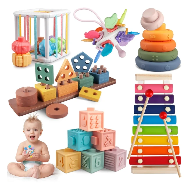 Juguetes Montessori Bebs 6-36 Meses - Desarrollo Integral - Regalos para Beb