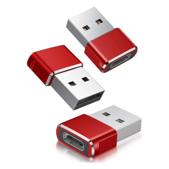 Adaptateur USB vers USB C 3 Pack Basesailor - Chargeur iPhone 11 12 13 14 15 Pro